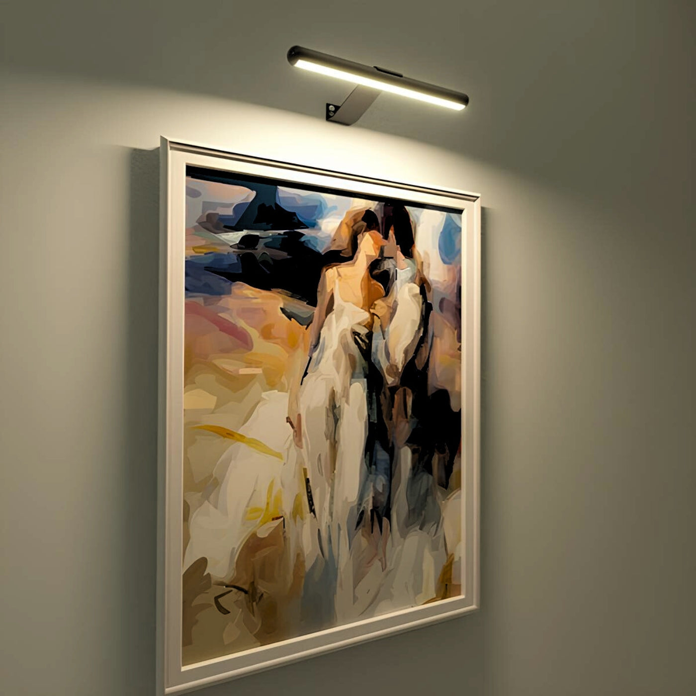 Cordless Wall Art Light - Dimmable LED, Remote