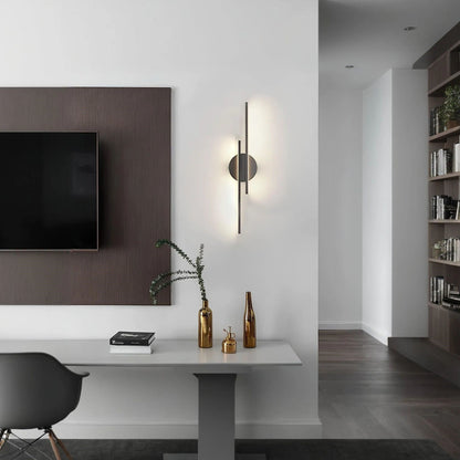 Harmony Ambience Sconce - Modern LED Bar & Disc, Dimmable