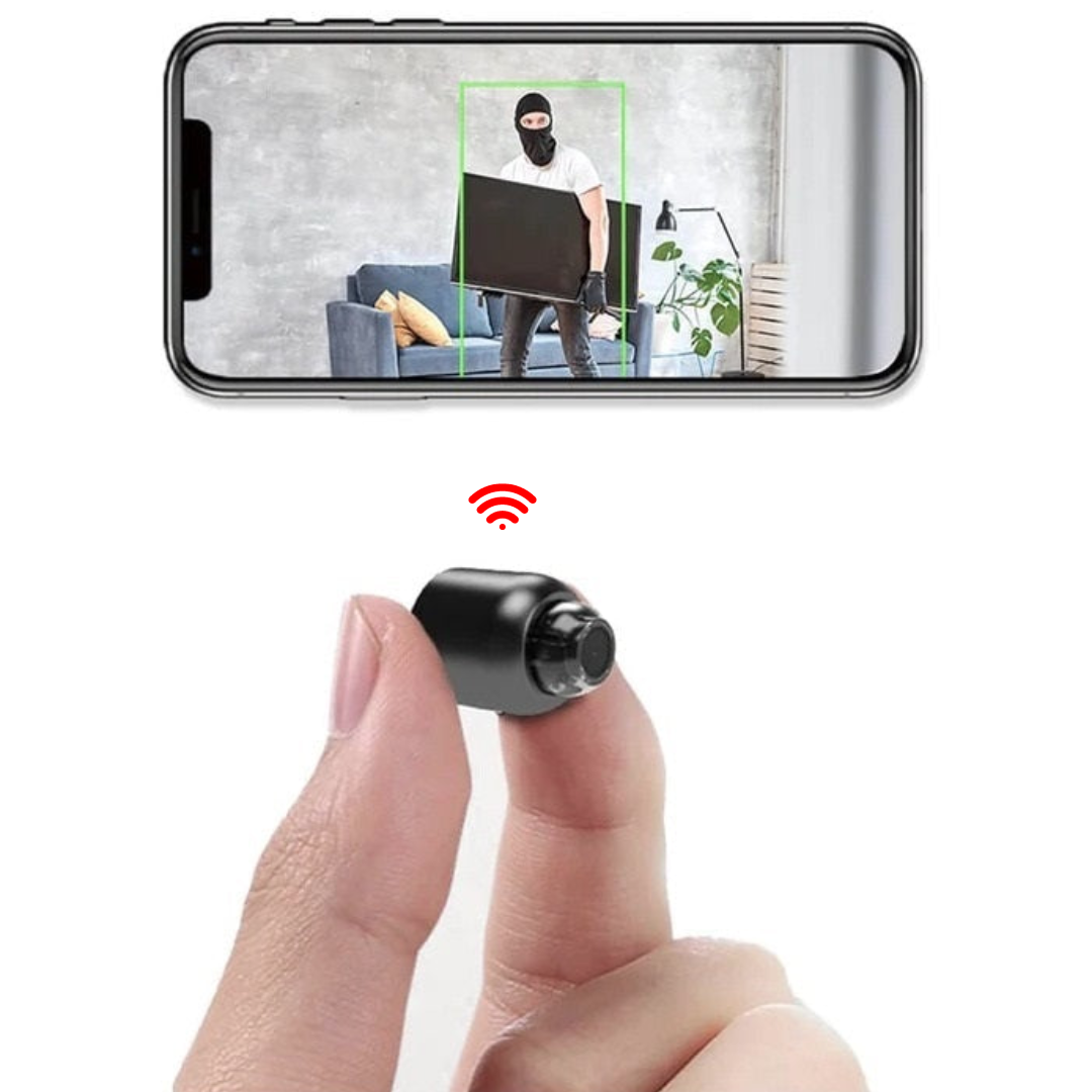 Tech Mini Wireless Hidden Camera and Audio - Tiny Surveillance