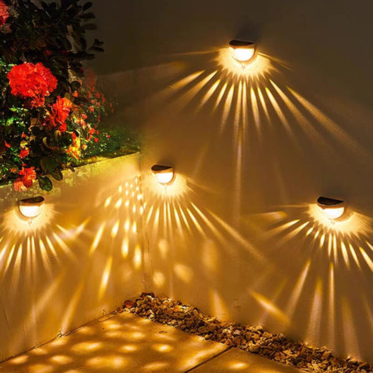 Solar Outdoor Wall Lamp - Waterproof, Wire-Free Setup