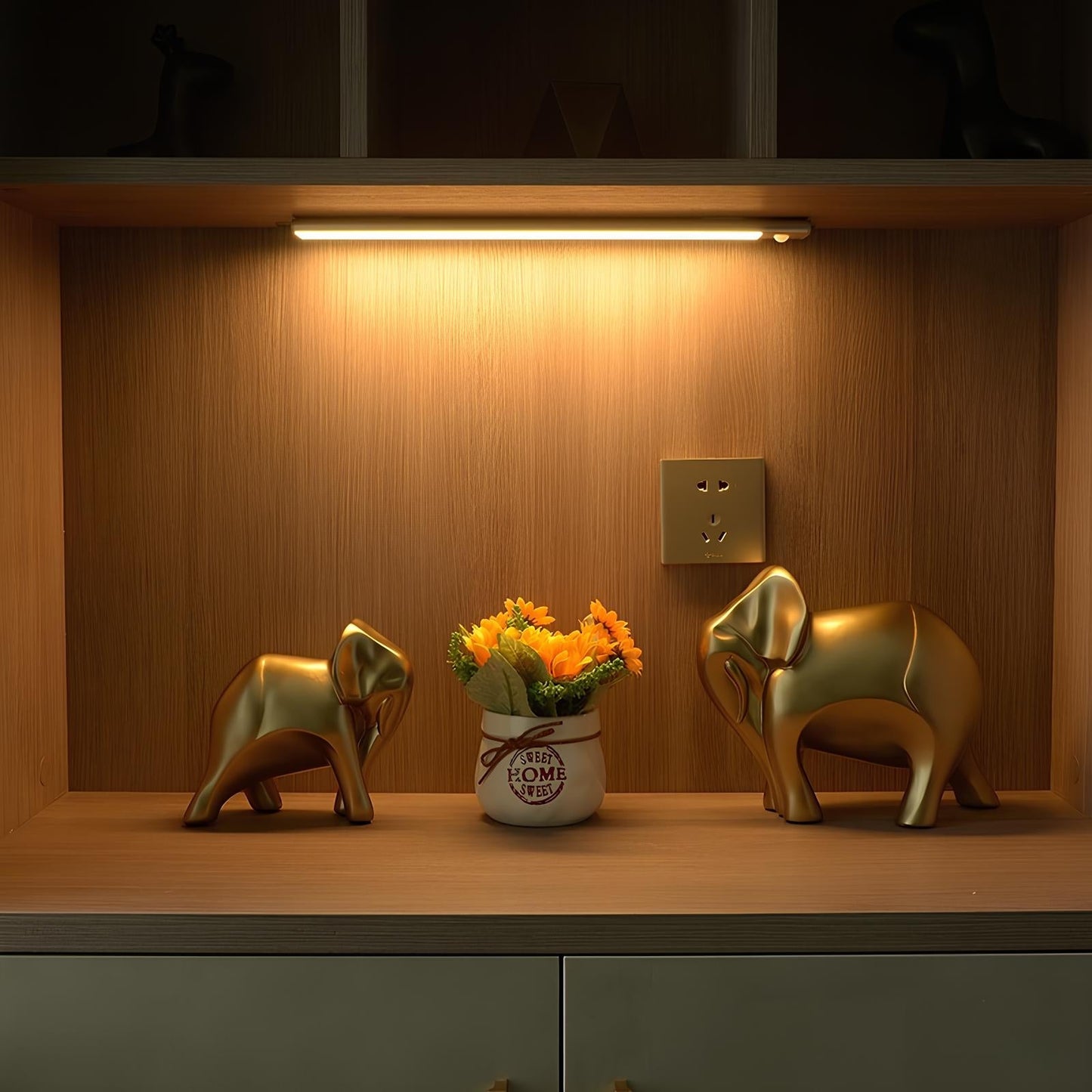 EasyStick Motion Sensor Light Bar - Rechargeable LED, Magnetic Mount