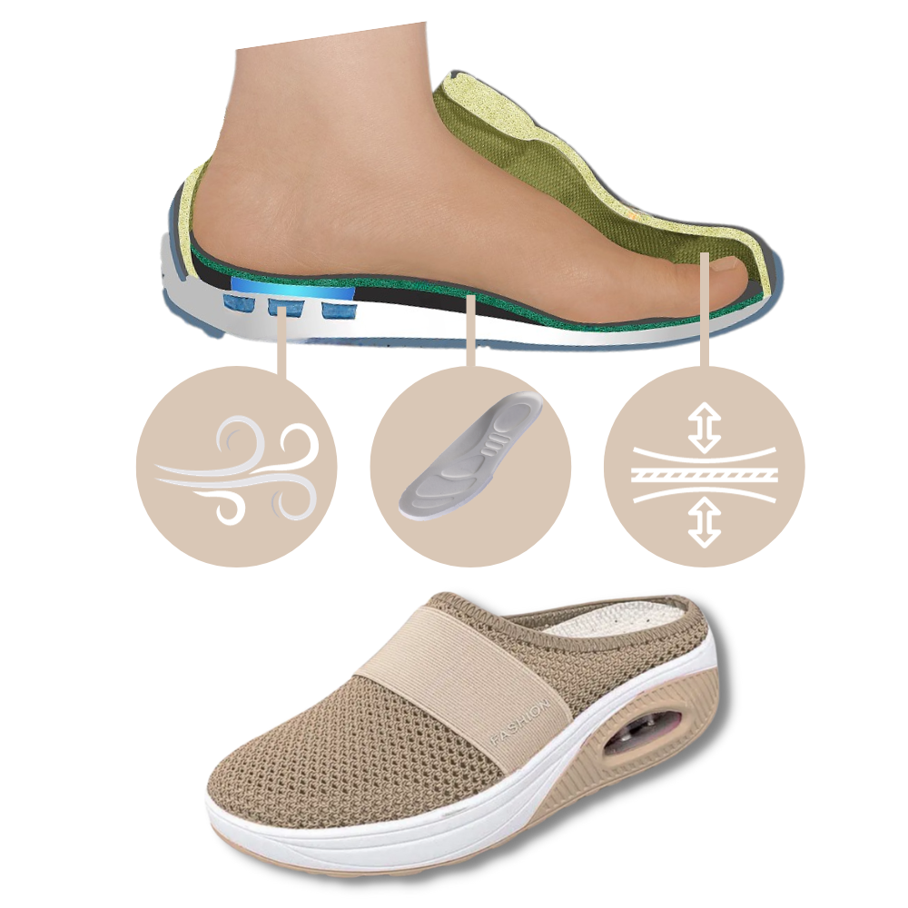 MediSole Air-Cushion Diabetic Slip-On Shoes