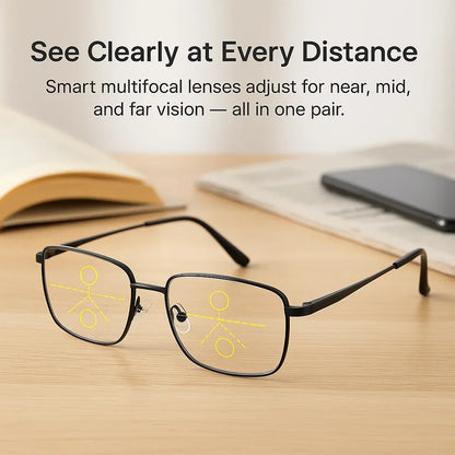 Progressive Multifocal Glasses - Comfortable Vision from Near to Far