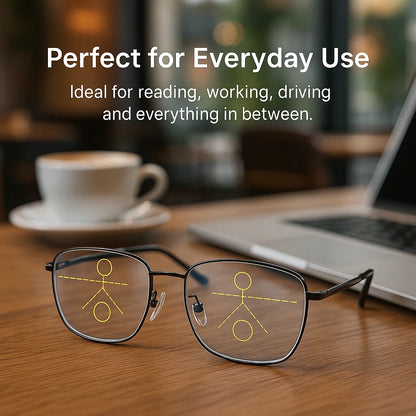 Progressive Multifocal Glasses - Comfortable Vision from Near to Far