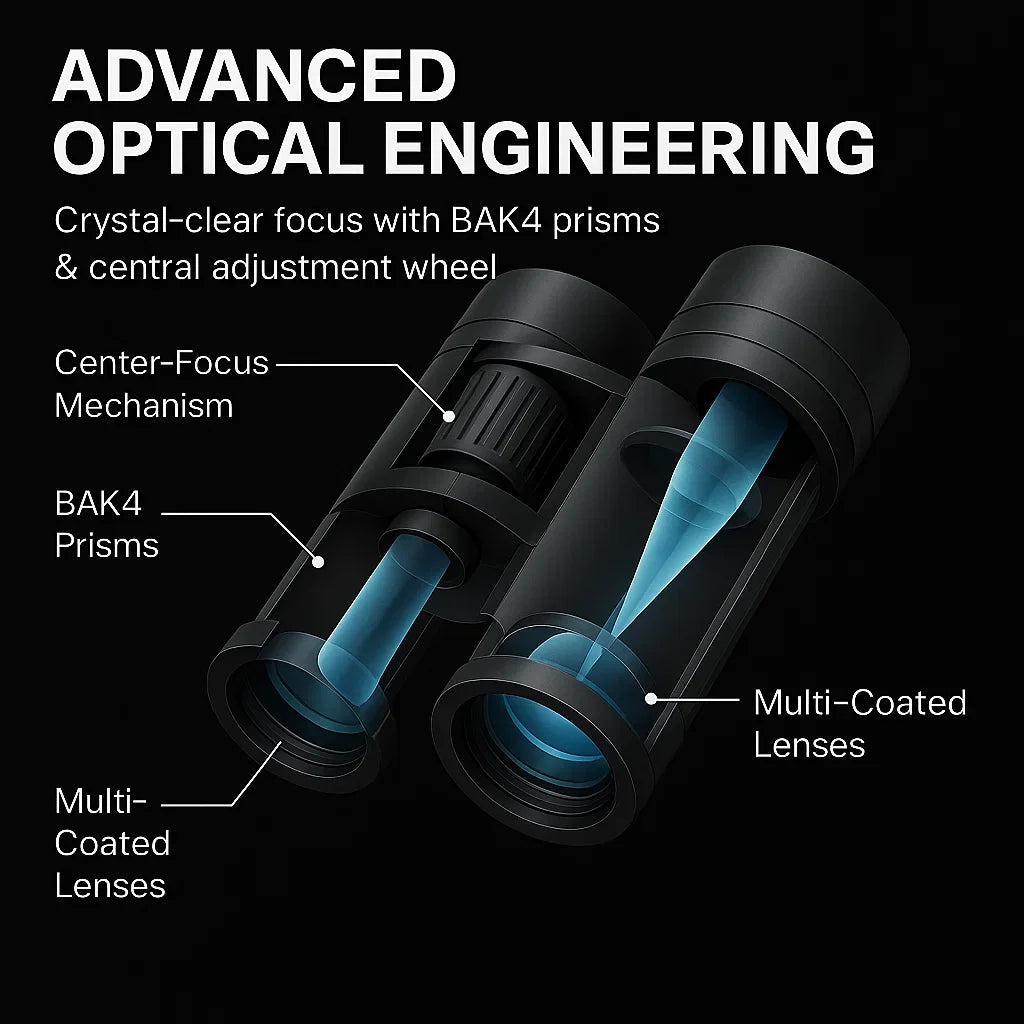 HD 40x22 Zoom Binoculars - Long Distance Viewing