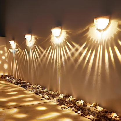 Solar Outdoor Wall Lamp - Waterproof, Wire-Free Setup