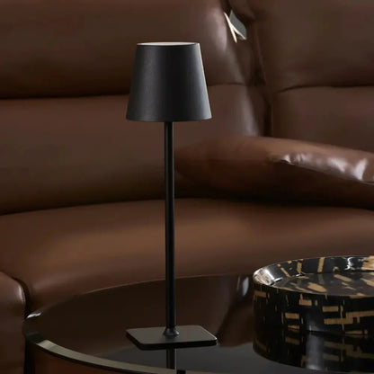 Tall Dimmable Table Lamp - Rechargeable LED, Indoor/Outdoor