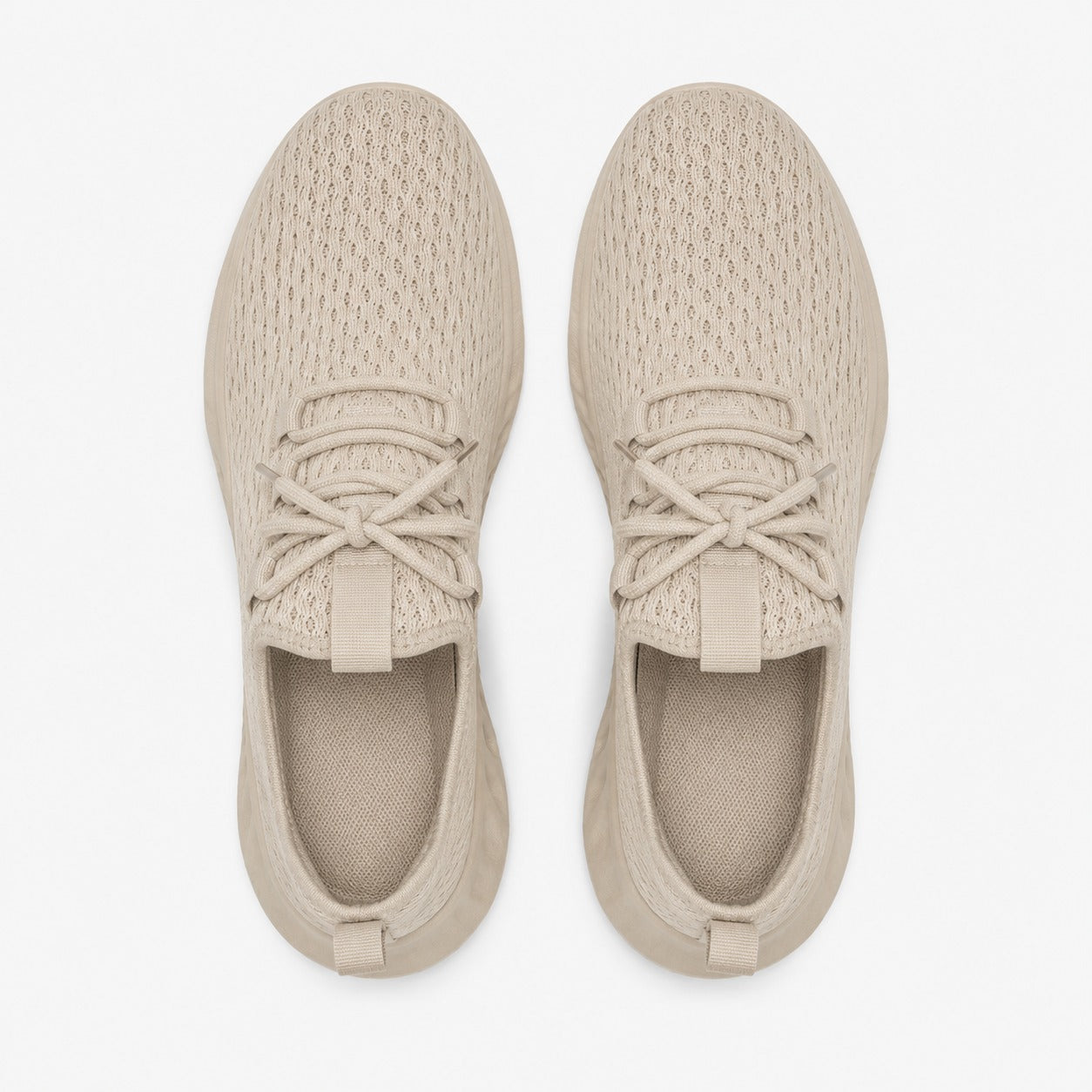 Bloom Comfortable Flat Shoes For Women Colour Beige Top Down Detail