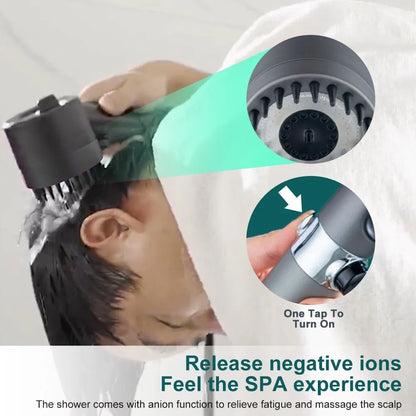 AquaFlow High Pressure Shower Head - Spa Experience At Home