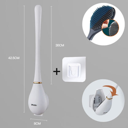 Modern Flexible Silicone Toilet Brush