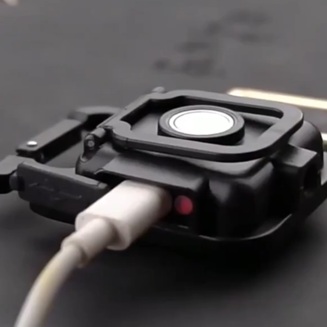 Mini Keychain Flashlight - COB LED, Rechargeable, Bottle Opener