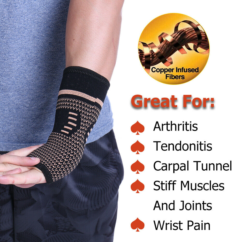 CopperRelief Wrist & Hand Brace - Pain Support Sleeve