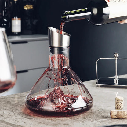 Premium Wine Decanter With Aerator - 1500ml