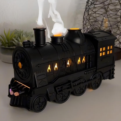 Steam Locomotive Humidifier - Retro Train, Cool Mist, LED Glow