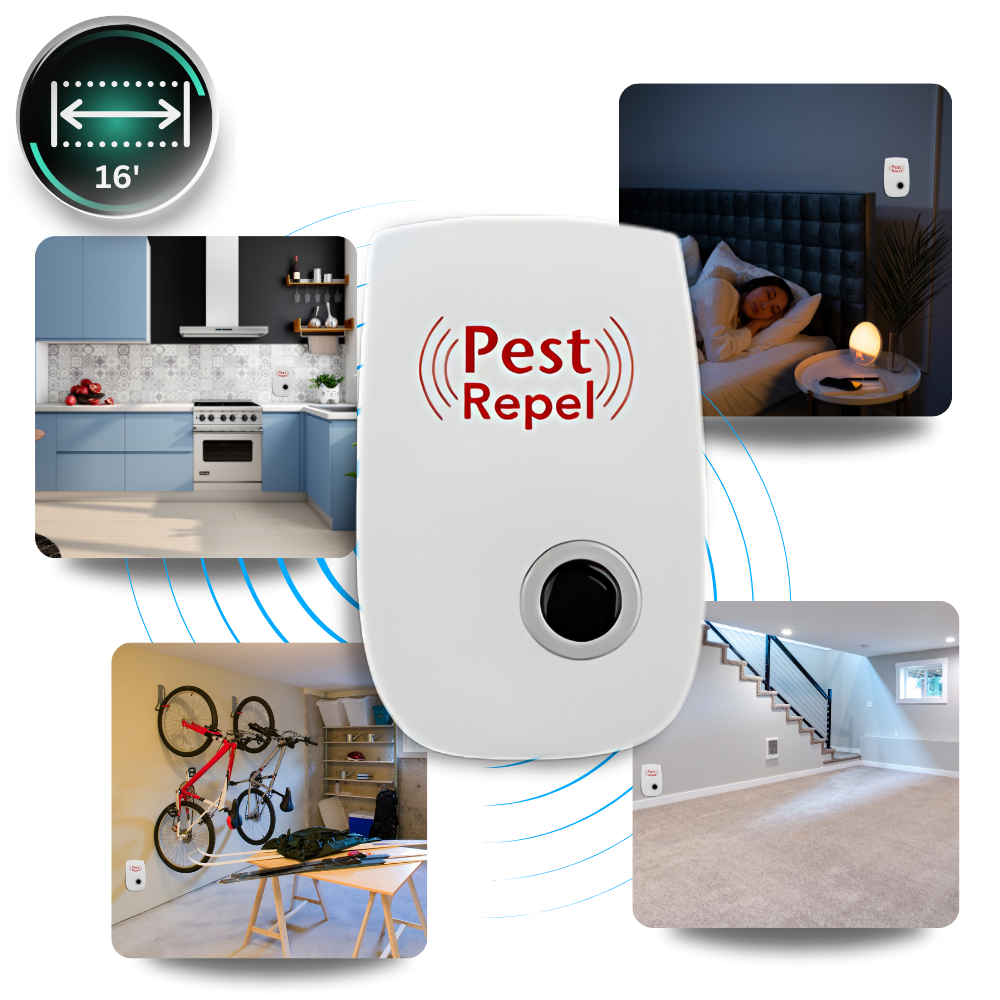 PestReject Ultrasonic Pest Repeller - Energy-Efficient