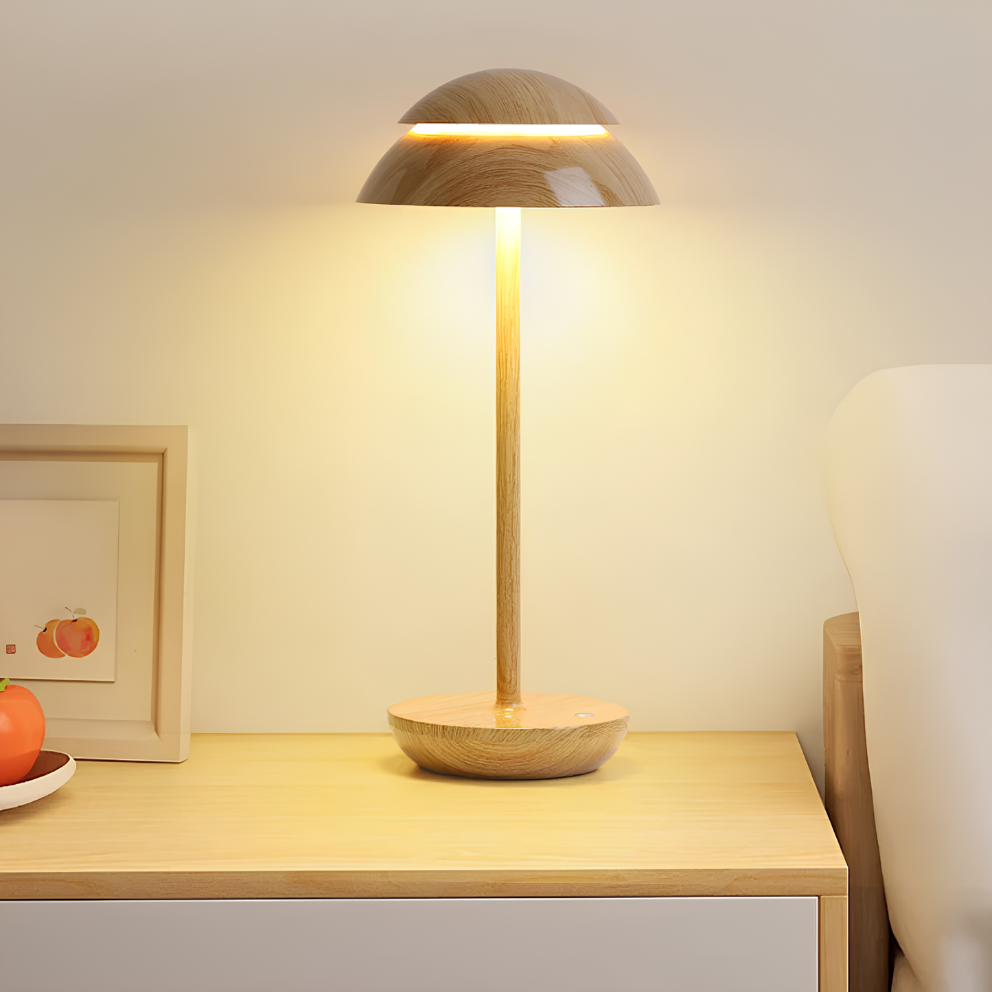Luminous Prestige Table Lamp - Rechargeable LED, Nordic Minimalist