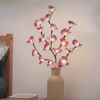 Lighted Flower Branches - LED Twig Lights, Warm White