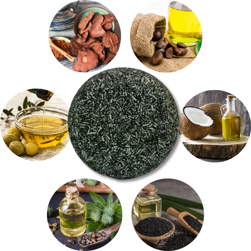 Natural Hair Color Enhancing Bar Shampoo