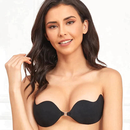 Lifted Reusable Pushup Strapless Sticky Bra