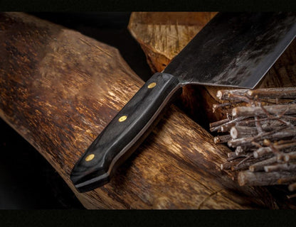Hunters Signature Serbian Chef Knife | Hand-Forged, Culinary Precision