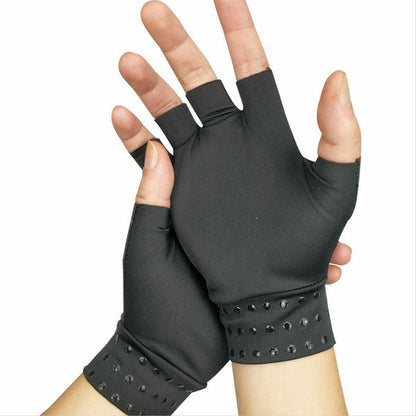 Arthritis Relief Gloves - Magnetic Compression for Hand Support & Swelling