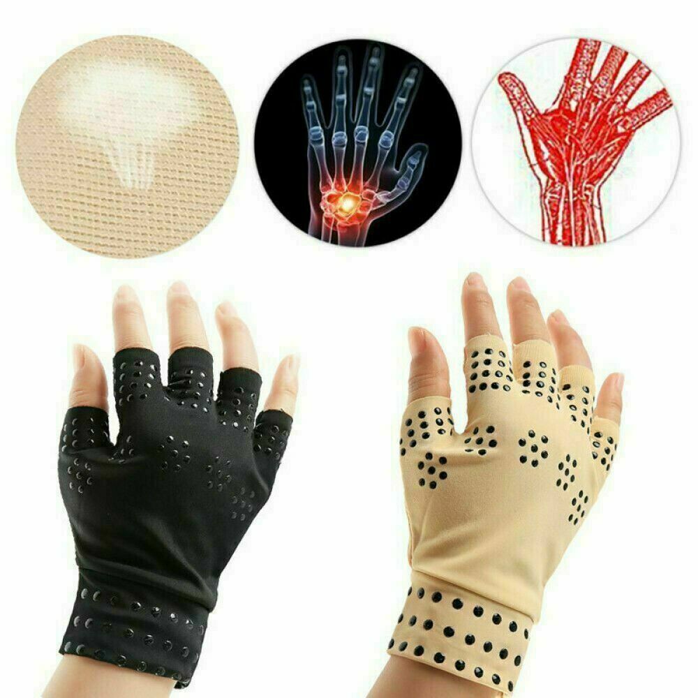 Arthritis Relief Gloves - Magnetic Compression for Hand Support & Swelling