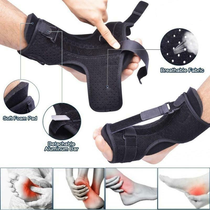 Adjustable Foot & Ankle Splint - Supports Heel, Tendon, and Fascia Comfort
