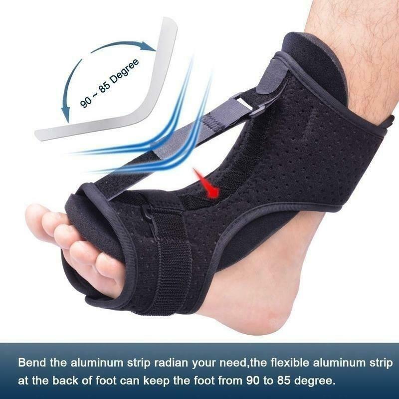 Adjustable Foot & Ankle Splint - Supports Heel, Tendon, and Fascia Comfort