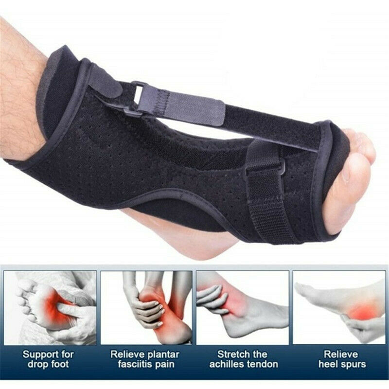 Adjustable Foot & Ankle Splint - Supports Heel, Tendon, and Fascia Comfort