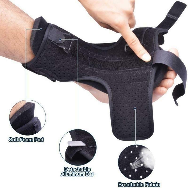 Adjustable Foot & Ankle Splint - Supports Heel, Tendon, and Fascia Comfort