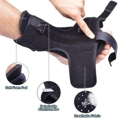 Adjustable Foot & Ankle Splint - Supports Heel, Tendon, and Fascia Comfort