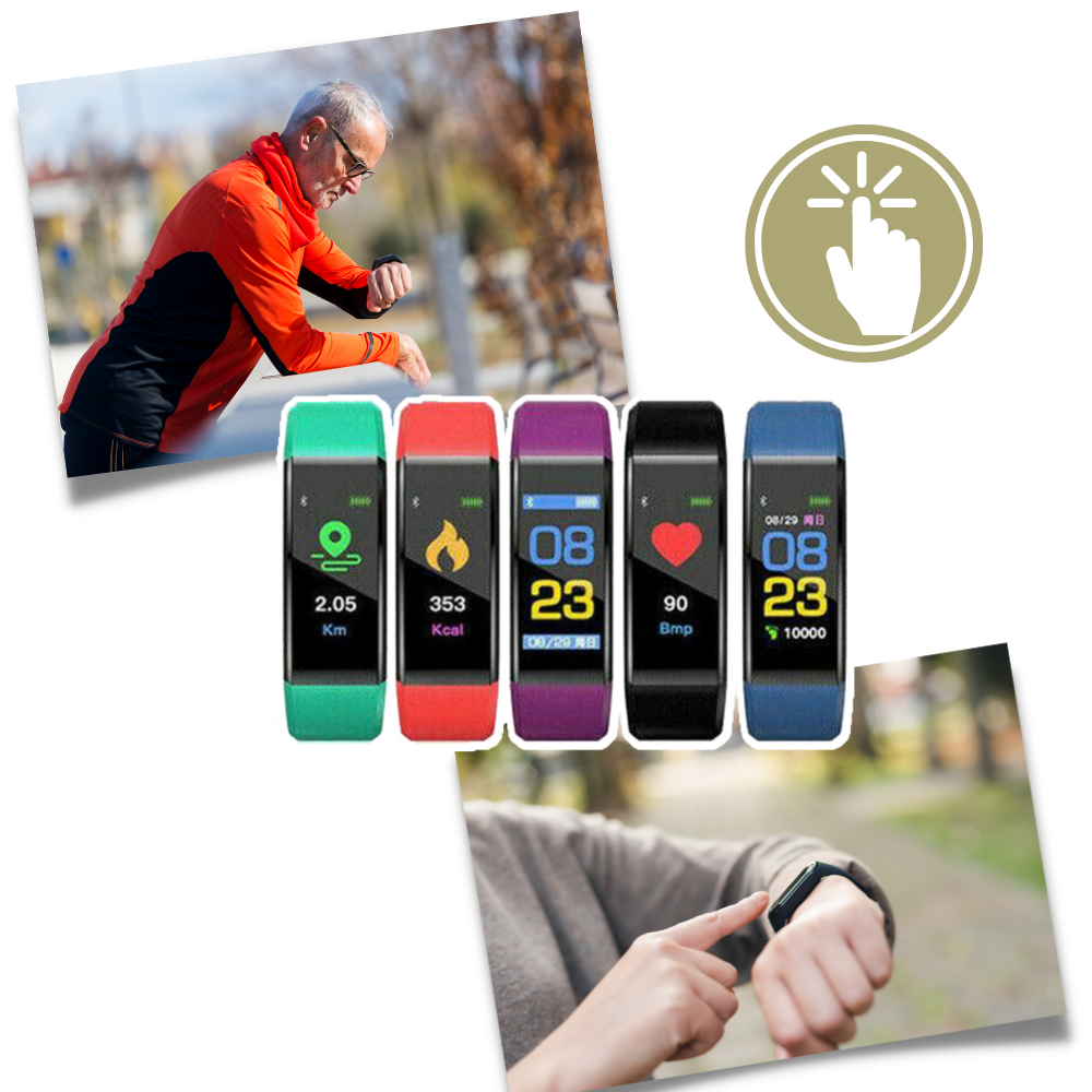 AgeWell Senior Smartwatch - Wellness & Safety Tracker