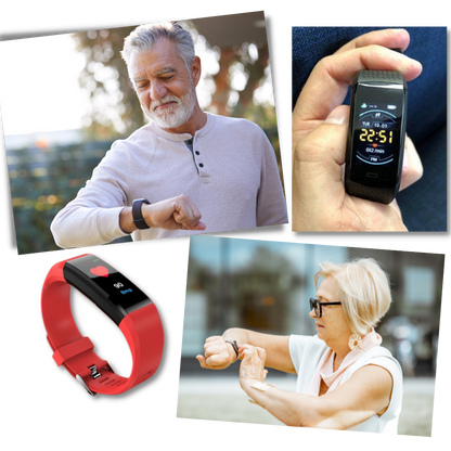 AgeWell Senior Smartwatch - Wellness & Safety Tracker