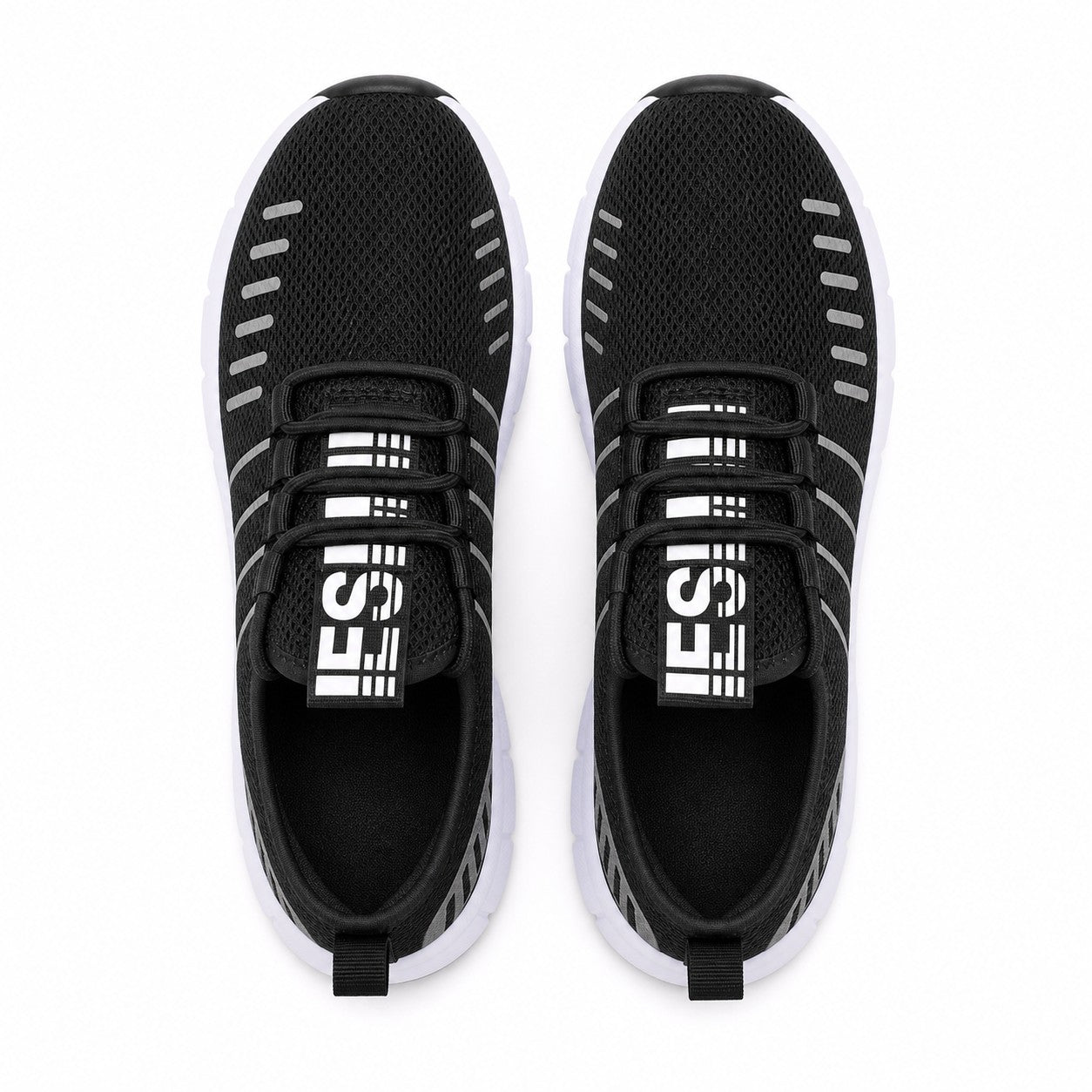 Stride Colorful Outdoor Walking Shoes For Women Colour Black Top Down Detail