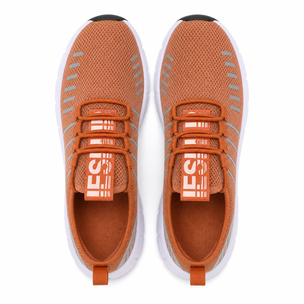Stride Colorful Outdoor Walking Shoes For Women Colour Burnt Orange Top Down Detail