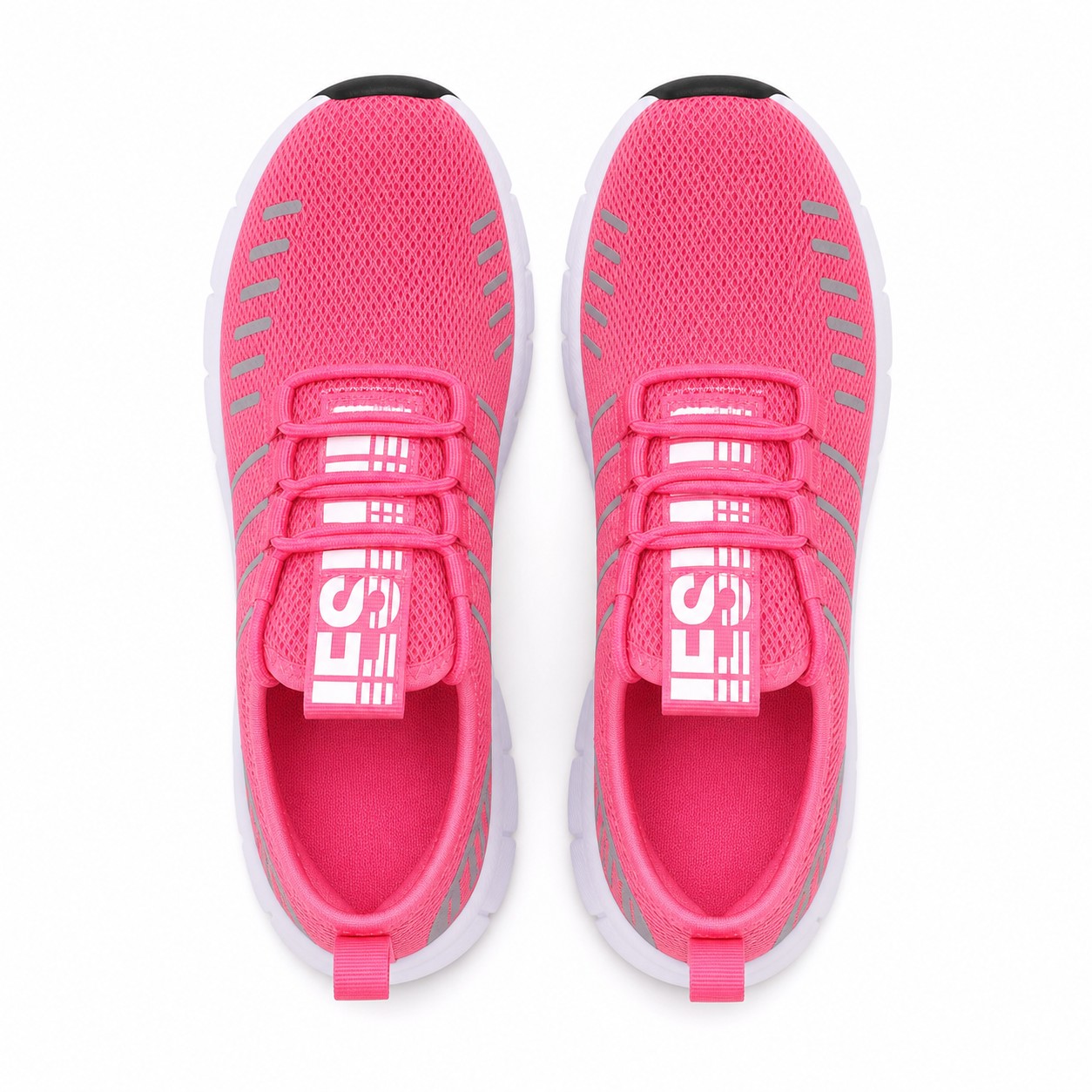 Stride Colorful Outdoor Walking Shoes For Women Colour Hot Pink Top Down Detail
