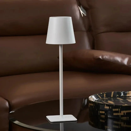 Tall Dimmable Table Lamp - Rechargeable LED, Indoor/Outdoor