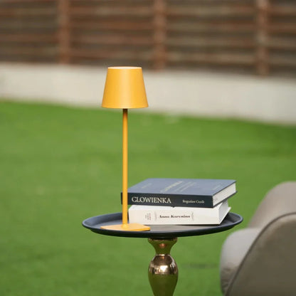 Tall Dimmable Table Lamp - Rechargeable LED, Indoor/Outdoor